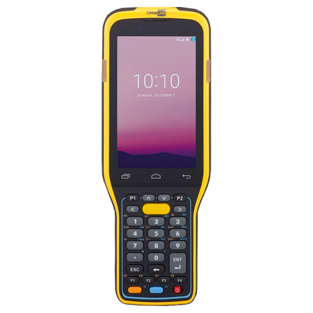 Терминал сбора данных CipherLAB RK95-X8-28K PISTOL (Android 12, Bluetooth, Wi-Fi, двумерный счит-тель дальнего действия - Zebra SE4850, GMS в комплекте с пистолетной рукоятью, кабелем SNAP-ON и БП, без камеры)