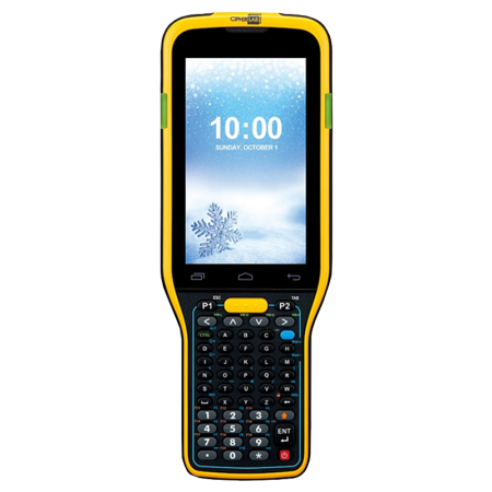 Терминал сбора данных CipherLAB RK95-X8-52K COLD PISTOL (Android 12, NFC, Bluetooth, Wi-Fi, двумерный дальнобойный считыватель - Zebra SE4850, GMS в комплекте с пистолетной рукоятью, без камеры, SNAP-ON и БП)