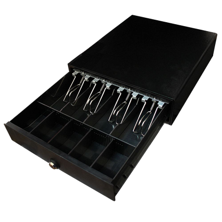 Денежный ящик STI CD-330-B элекромеханический черный 24V, распайка EPSON